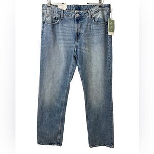 H&M Straight Regular Mid Waist & Denim Jeans Pants. Size 16